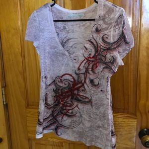 Maurices foil burn out tee